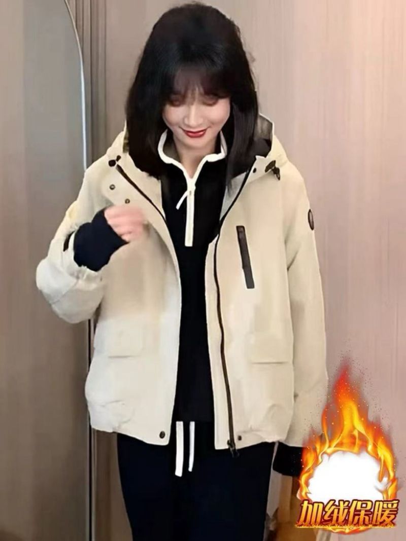 Giacca corta in cotone spesso e larga in stile coreano invernale da donna, in vendita diretta in fabbrica_voghion.com