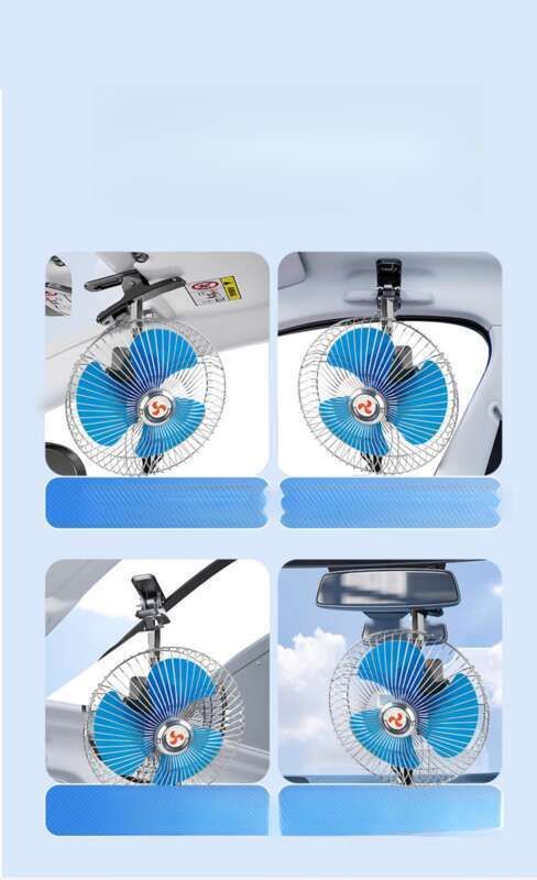 Ventilatore elettrico universale per auto, 24 V, 12 V, per il raffreddamento estivo degli interni._voghion.com