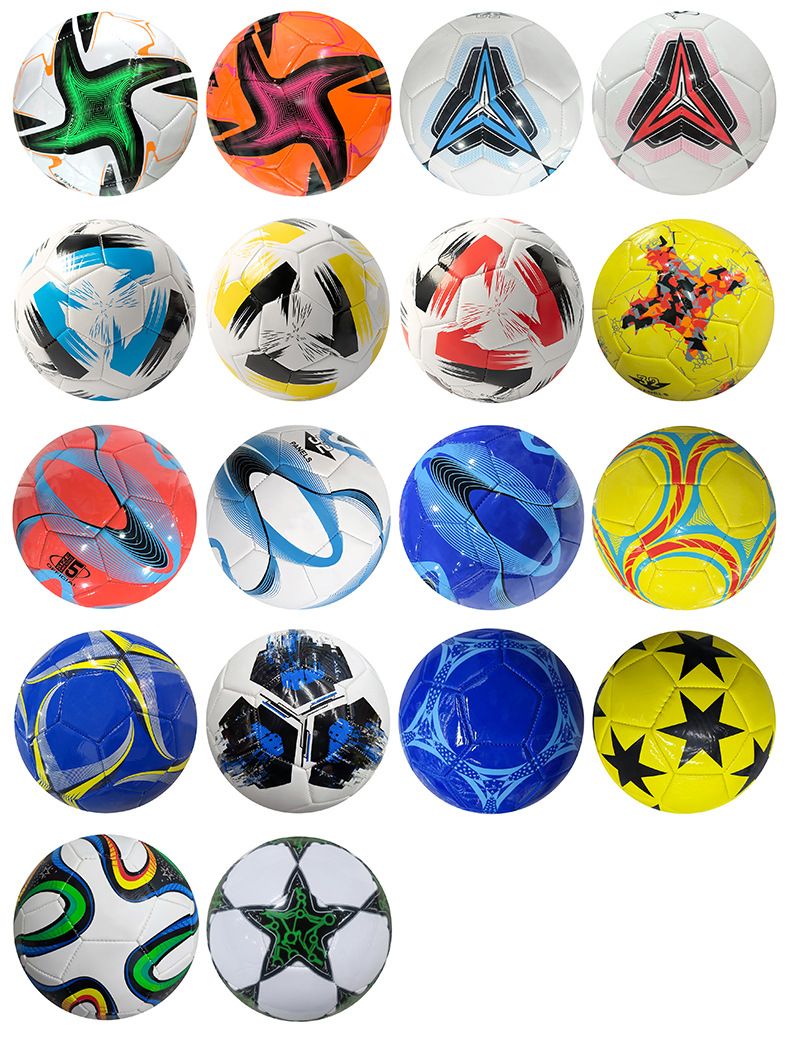 Pallone da calcio classico da competizione, in PVC spesso, antiusura, antideflagrante, in EVA, bianco e nero, cucito a macchina_voghion.com