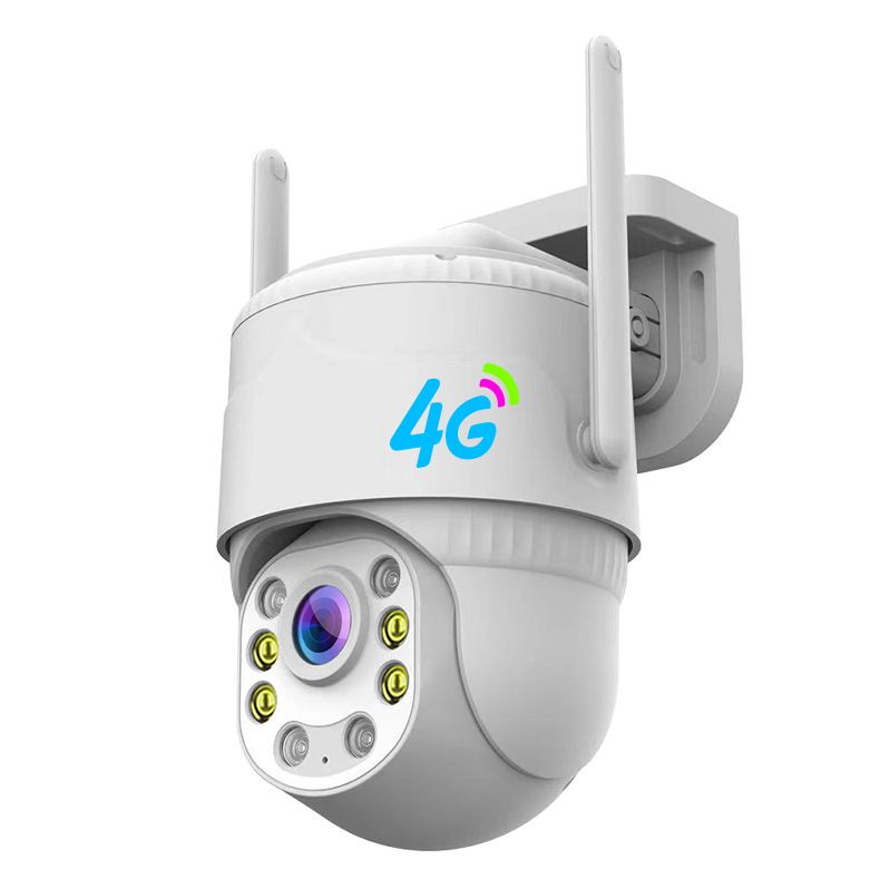 Wireless Outdoor Security Camera - WiFi/4G HD, 360° View, Color Night Vision, Remote Access Via Phone_voghion.com