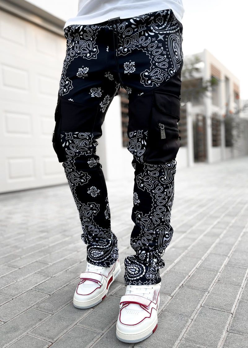 Men's clothing Casual Sports Haren pants Baggy high street hip hop overalls_voghion.com