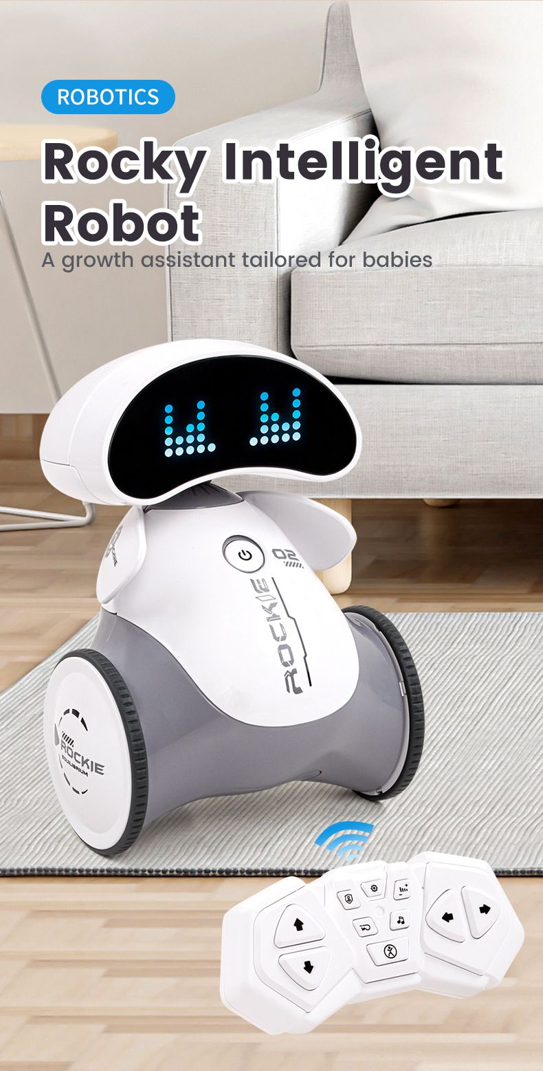 Giocattoli Giochi Nuovo R33 Bambini Intelligente Compagno Programmazione Robot Bambini Giocattolo Ballerino Robot Modello_voghion.com