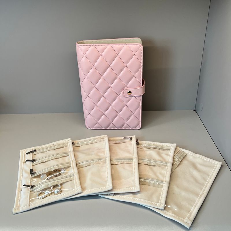 Aufbewahrungsbuch für Goldschmuck, anlaufgeschützter Organizer mit dicken transparenten PVC-Seiten, Vitrine mit großer Kapazität für Ohrringe, Halsketten und Edelmetalle_voghion.com