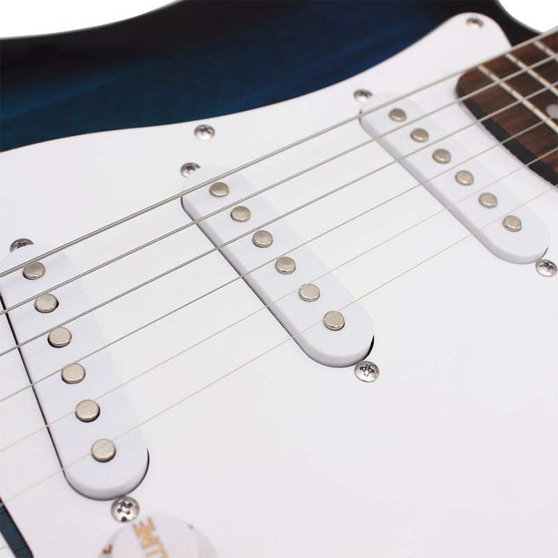 Single Shake ST Series Set Blue Professional Grade For Children And Adults Beginners Electric Guitar_voghion.com