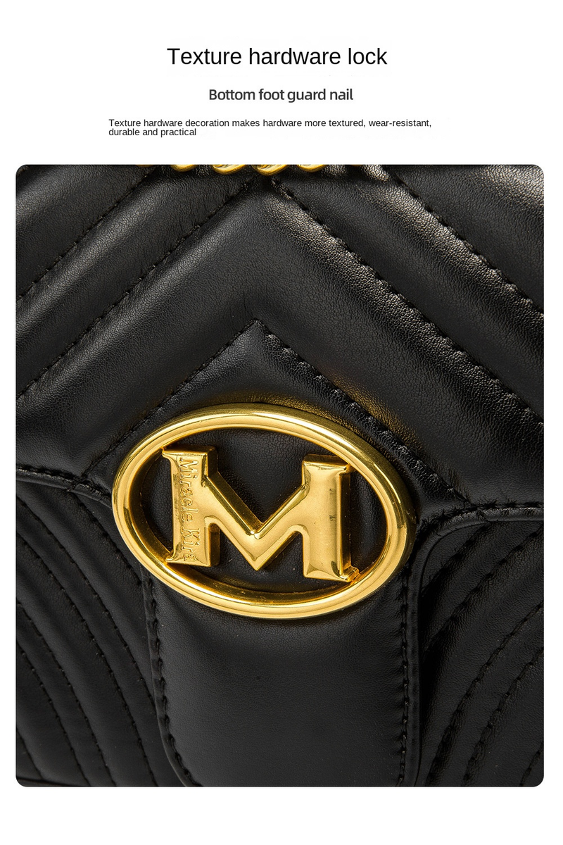 Designer Nuovo originale Lettere di tendenza della moda Squisita catena per il tempo libero Atmosferica Borsa da donna con tracolla a tracolla lombarda da donna_voghion.com