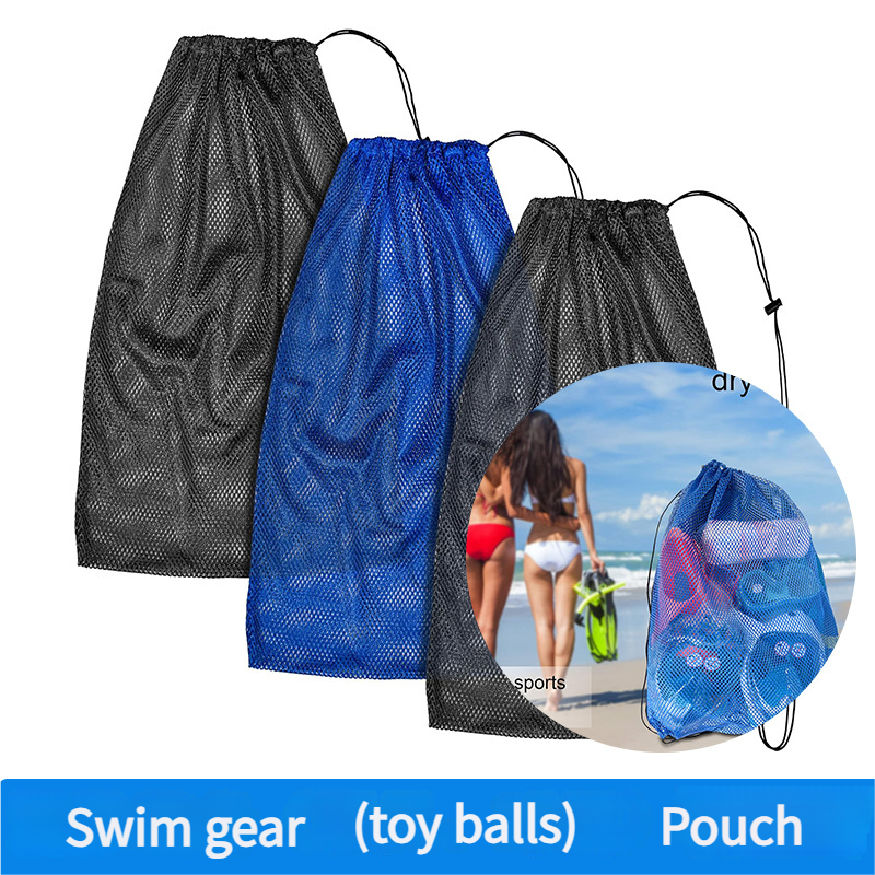 Sac à linge et flotteur multifonction pour la plongée - Pour le matériel de plage, de natation et de plongée avec tuba, rangement pour palmes et balles de jeu_voghion.com