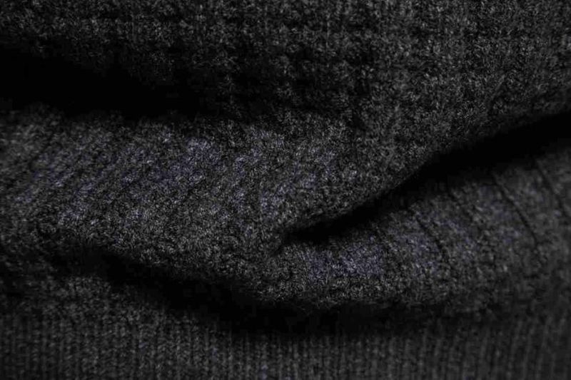 Nieuwe gebreide herenherfst- en wintertrui, modieuze effen trui met ronde hals, slim-fit trui_voghion.com