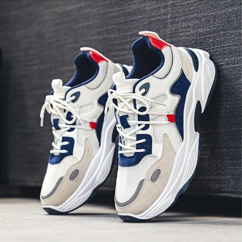 Summer Men's 2023 New Mesh Breathable Odor Resistant Versatile Sports, Leisure, Running, And Increasing Net Red Dad_voghion.com