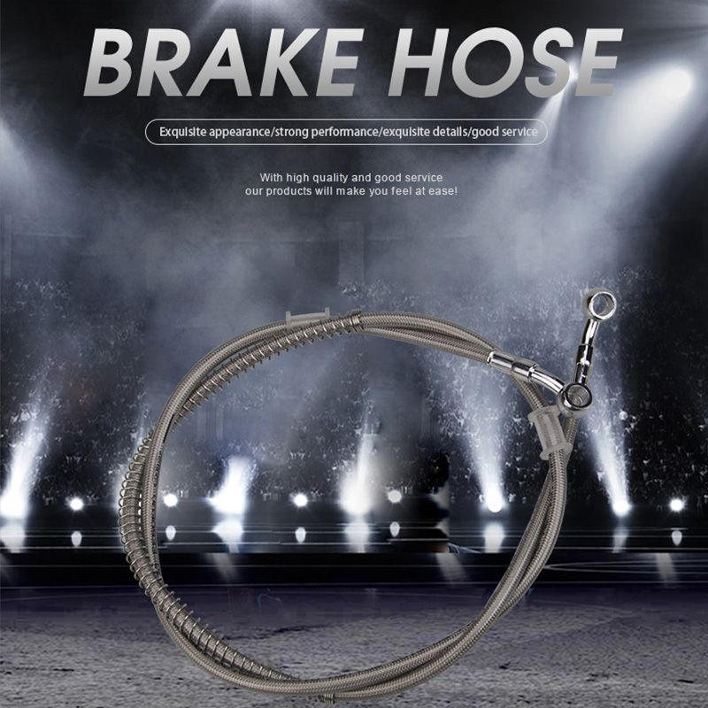 Tuyau d'huile et de frein universel en acier inoxydable tressé pour moto, 35 à 180 cm, accessoires pour moto_voghion.com