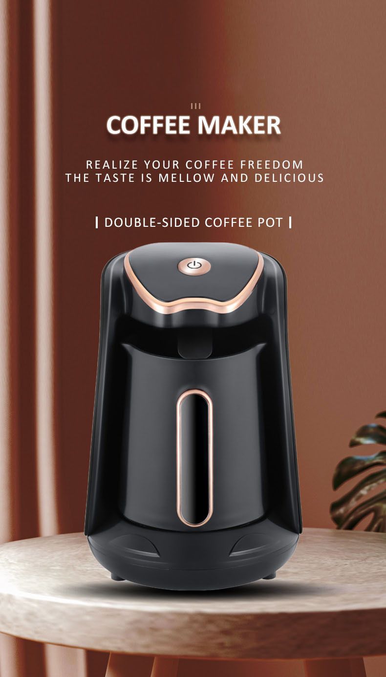 Household Heated Coffee Cup Turkish Coffee Pot Portable Office Coffee Tea Maker_voghion.com