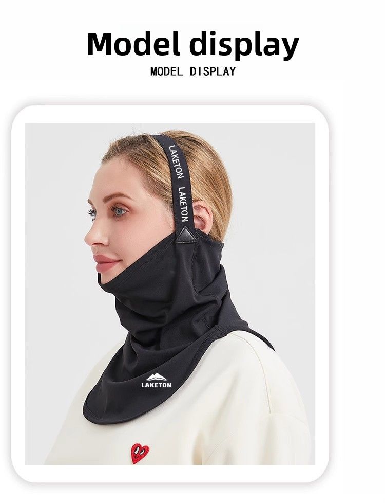 Ski-Gesichtsschutz, Winter, winddicht, kältebeständig, Fahrradkopfbedeckung, V-Face, Fleece-gefüttert, warm, atmungsaktiv, wärmer, Halsmanschette für_voghion.com