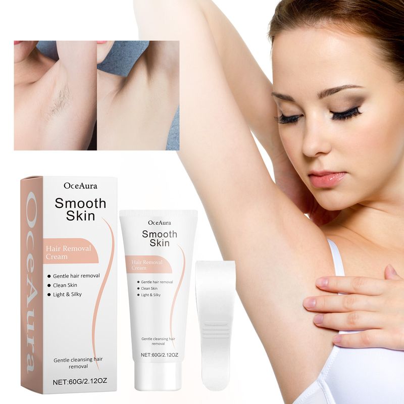 OceanAura Ganzkörper-Enthaarungscreme für Damen, milde und schnelle Haarentfernung, erfrischende Reinigung der Achseln, leicht und geschmeidig_voghion.com