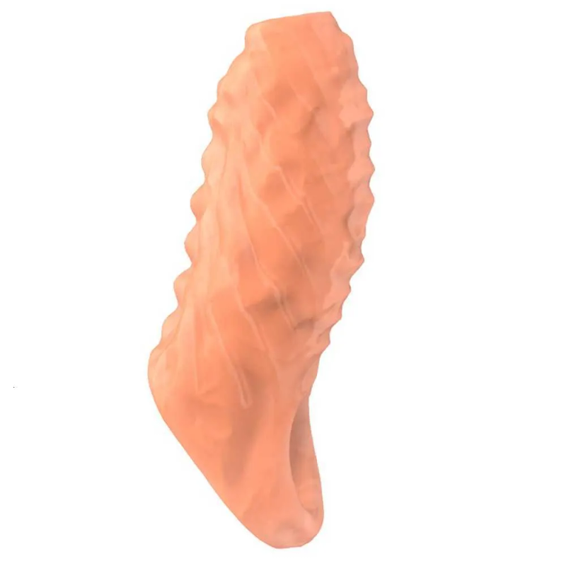 Toy Massager Sex Reusable Extender Sleeve Delay Ejaculation Ring Enlargement Erection Toy for Men Produc_voghion.com