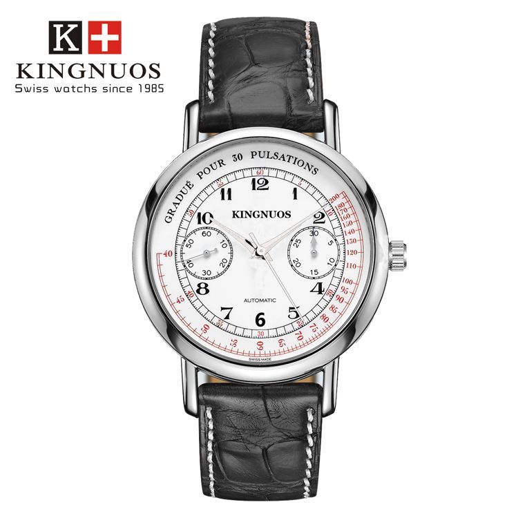 High-End Fashion Casual Men's And Women's Double Eye Five-Pin Belt Couple Quartz Non-Mechanical Watches_voghion.com