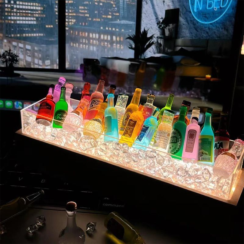 【 4139 Leit Kollektioun 】 DIY Gefriersimulatioun Wäifläsch Nuecht Desktop Schlofkummer Nuecht Liicht Dekoratiounsluucht_voghion.com