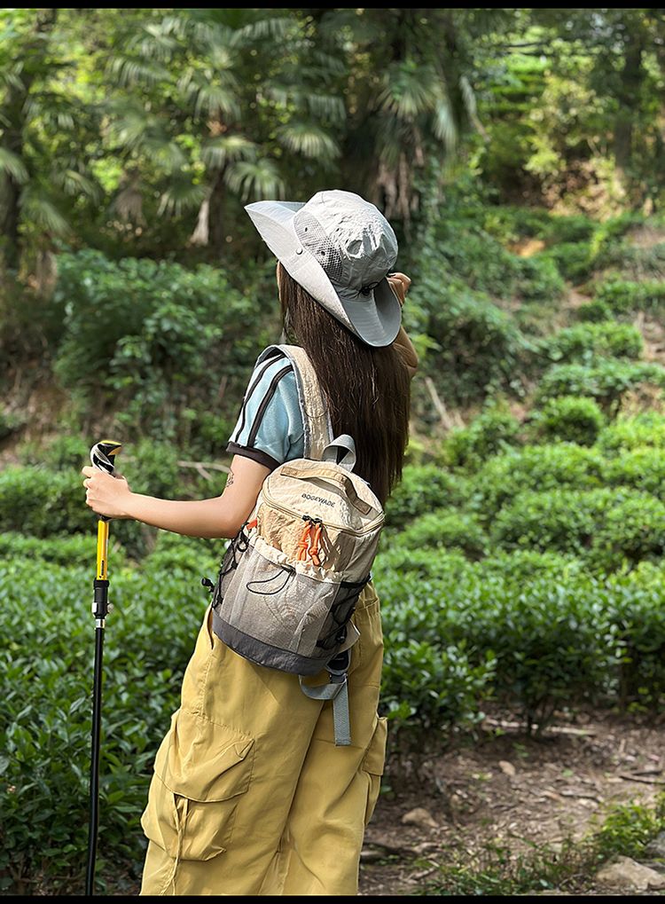 Leichter Outdoor-Wandersport-beiläufiger Doppelschulter-Unisex-Reiserucksack-Studenten-kleiner Schulranzen_voghion.com