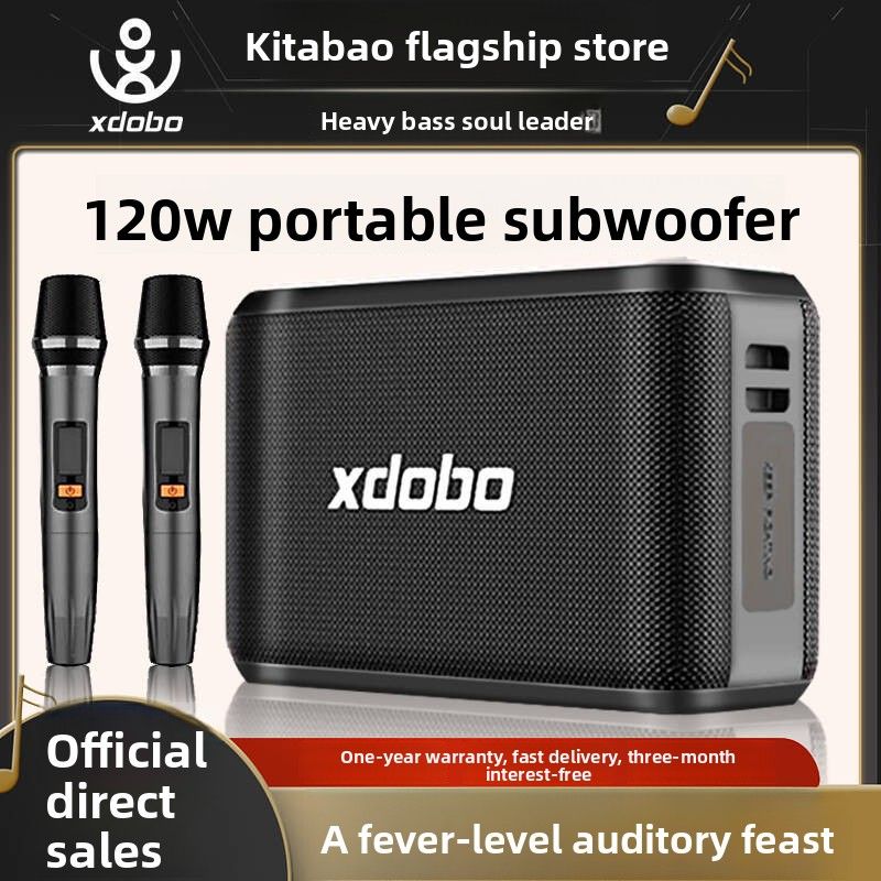 【Alta qualità】 Xidobao Xdobo X8pro Bluetooth 120W Altoparlante karaoke domestico ad alta potenza Subwoofer portatile per esterni_voghion.com