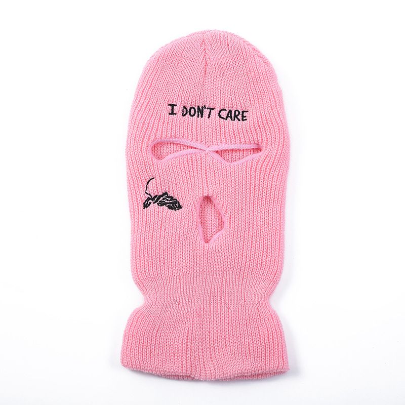 Driegats gebreide muts voor mannen en vrouwen, warme wollen letters, gehoorbescherming, fietsmuts voor volwassenen, veelkleurig, groothandel, koepel_voghion.com