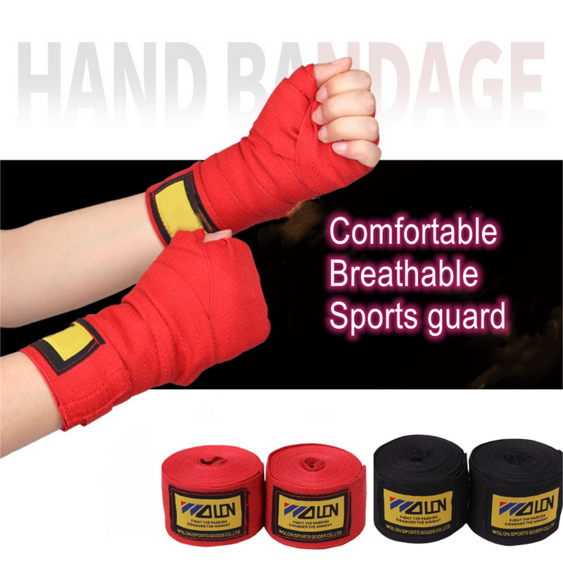 1 paire de gants de boxe en velcro 100 % coton 5 m/3 m pour Sanda Muay Thai MMA Taekwondo_voghion.com