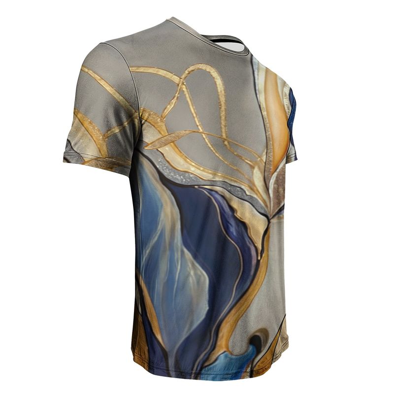 Abstract New Digital Print Super Elastic Casual Short Sleeved Mens Daily Party Home Social T Shirt Solid Color Vintage Streetwea_voghion.com