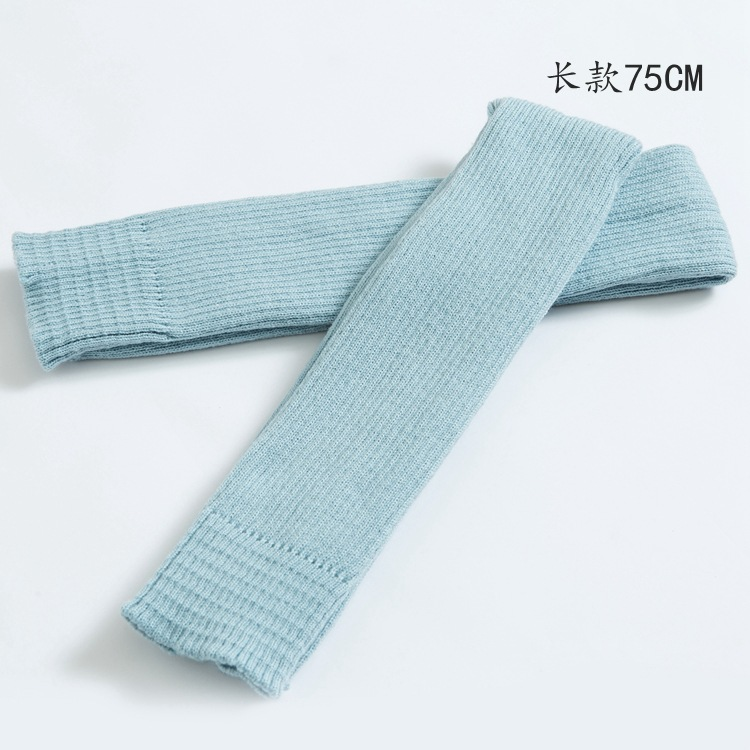 Set di calzini da danza in pile, caldi e caldi, coprigambe, yoga, balletto, da donna, lavorati a maglia, lunghi sopra il ginocchio, 75 cm_voghion.com