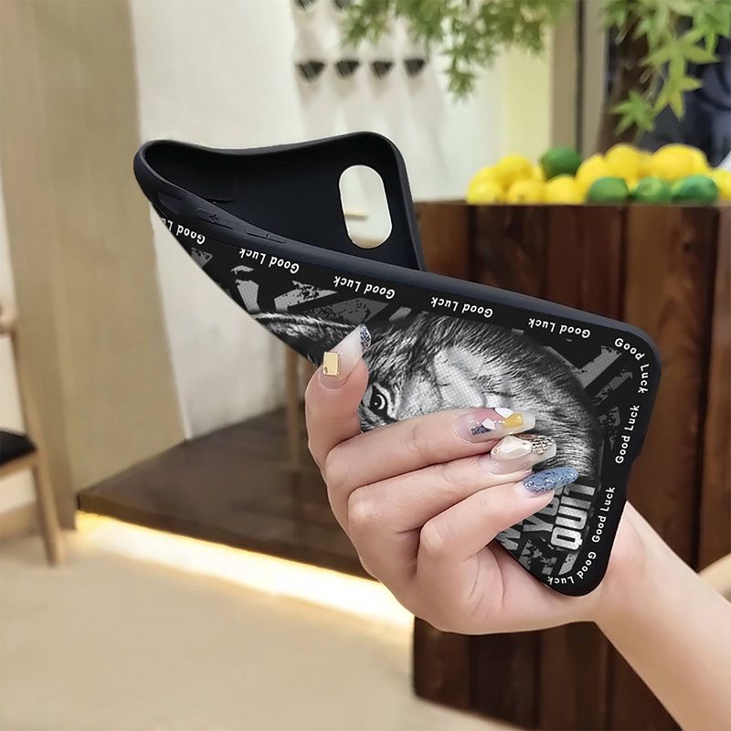 Geeignet für ZTE-Telefonhülle, einfache Textur, voller Rand, Graffiti, trendig, kreativ, Anime, Silikon, Jugend, digital, weiblich_voghion.com