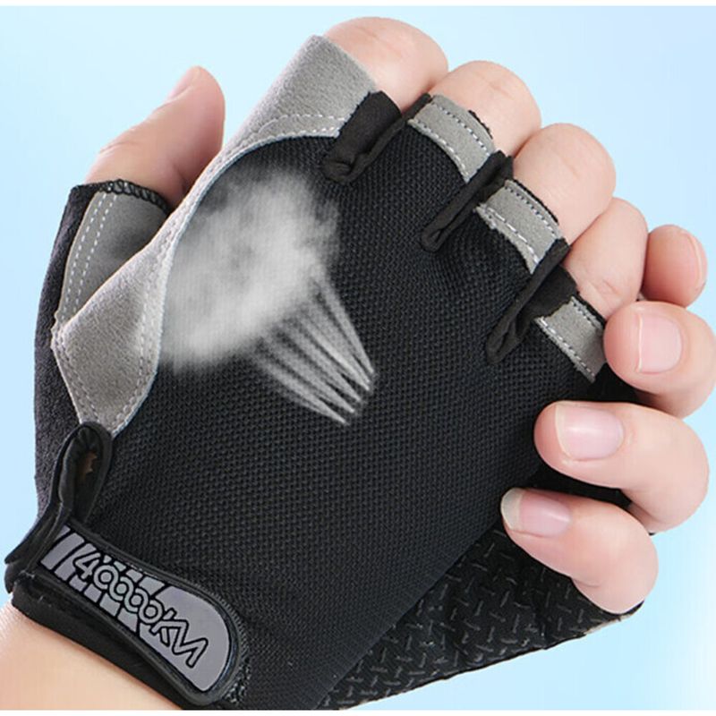 40,000 Kilometers Riding Half Finger Sports Fitness Outdoor Climbing Breathable Shock Absorption Anti Slip Sweat Gloves_voghion.com