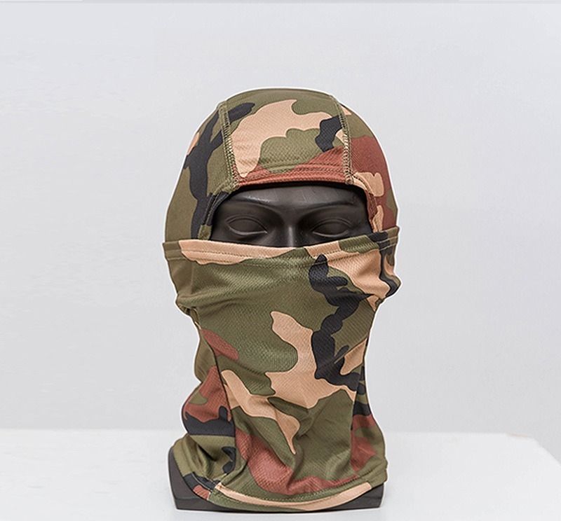 Sommer-Sonnenschutzmaske, Outdoor-Reiten, staubdicht, Camouflage-Kopfbedeckung, taktische Einloch-Kopfbedeckung, Kopftuch, Angeln_voghion.com