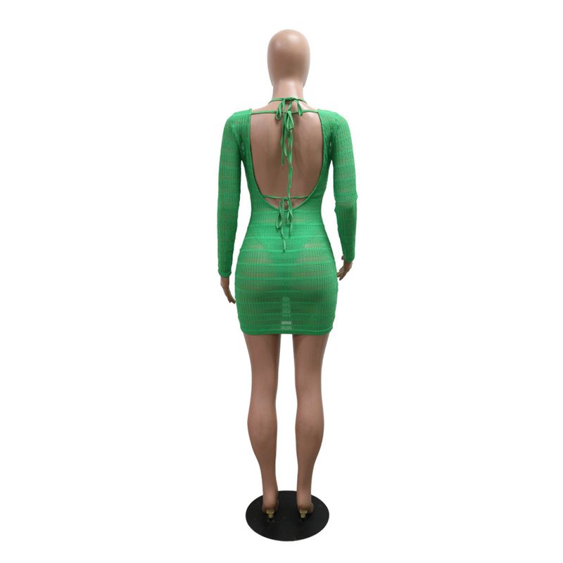 Ensemble de lingerie à lacets avec mini-jupe transparente - Ensemble de sous-vêtements sexy 3 pièces_voghion.com