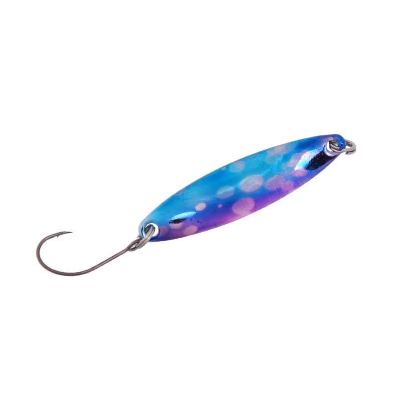 Makou Sequin Fish Bait Luya Bait Sequin Pure Copper Color Willow Leaf Sequin 4 Cm 3.5 G Cocked Mouth Bait_voghion.com