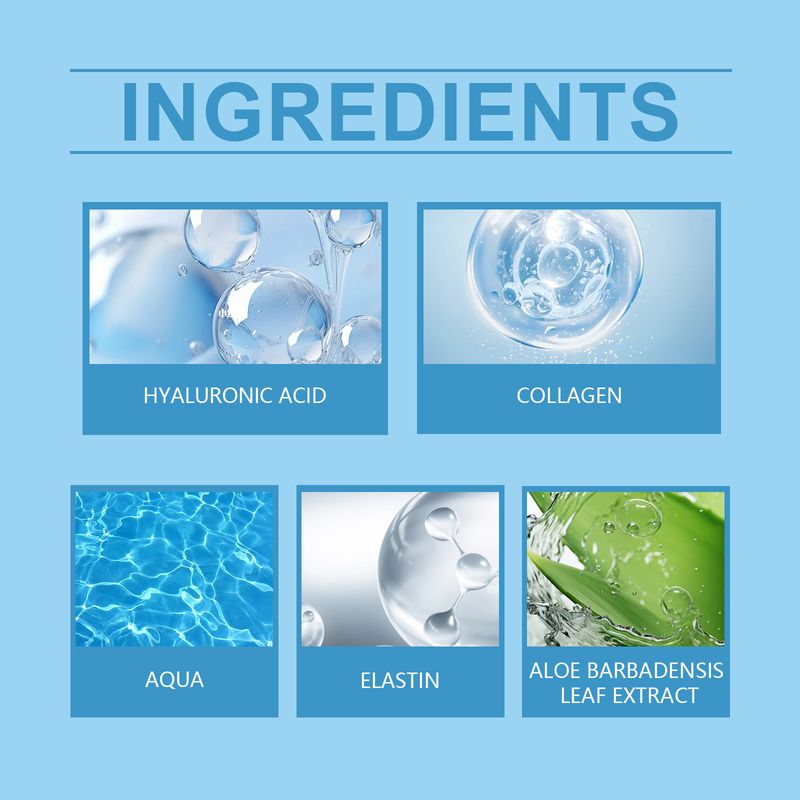 Siero Roller all'acido ialuronico, idratante, idratante e illuminante per la cura della pelle del viso_voghion.com