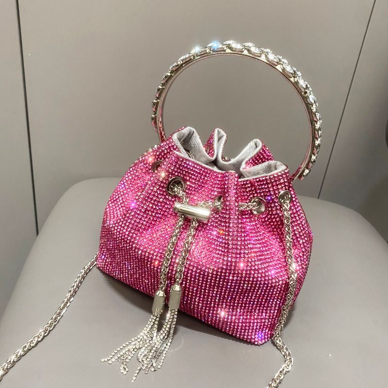 Portemonnees en handtassen voor vrouwen Luxe designer bucket clutch avondtas bankettas kristal strass schoudertassen_voghion.com
