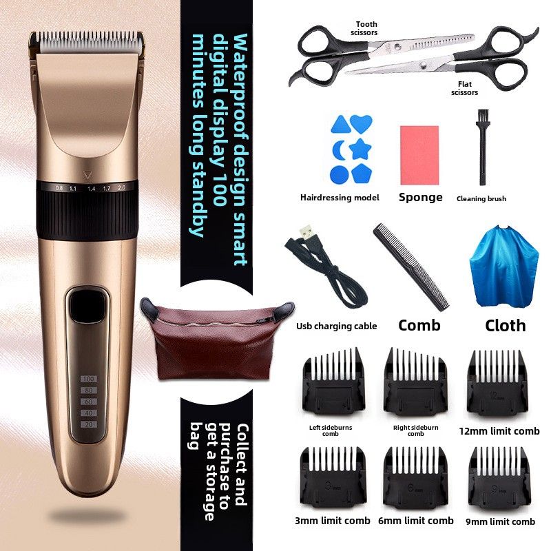 Hoerklipper, Fader, elektresche Push fir Hoer ze schneiden, Hoerraséieren, elektresche Push-Kapp, Raséierapparat, Haushaltsgeschir, Är eege Hoer schneiden, Hoerklipper._voghion.com