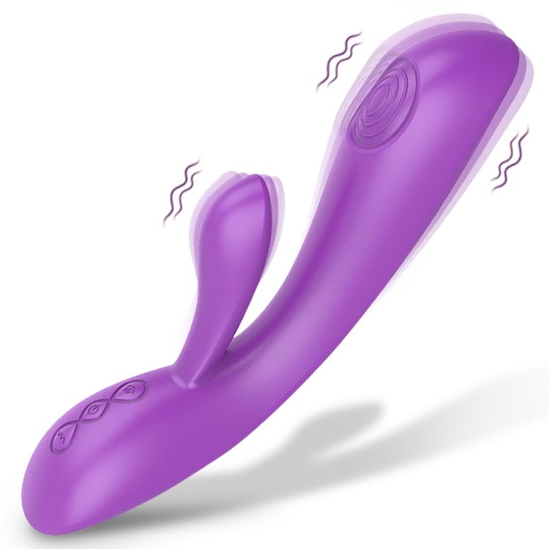 Weiblicher G-Punkt-Hochfrequenz-Masturbationsmassagegerät mit doppelter Vibration, Sexspielzeug für Erwachsene_voghion.com