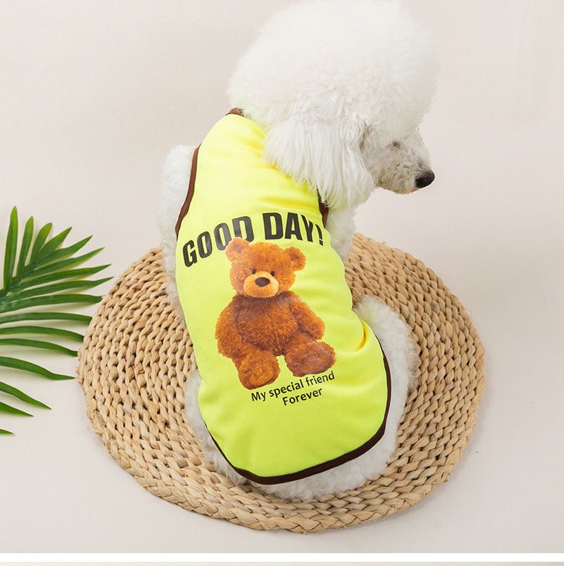 Factory Direct Pet clothes puppy clothes cat clothes summer dog vest pet vest one-piece delivery_voghion.com