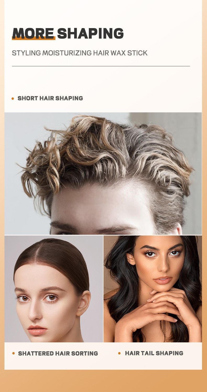 FLASH MOMENT Sorting Shattered Mud Solid Paste Styling Hair Wax Stick_voghion.com