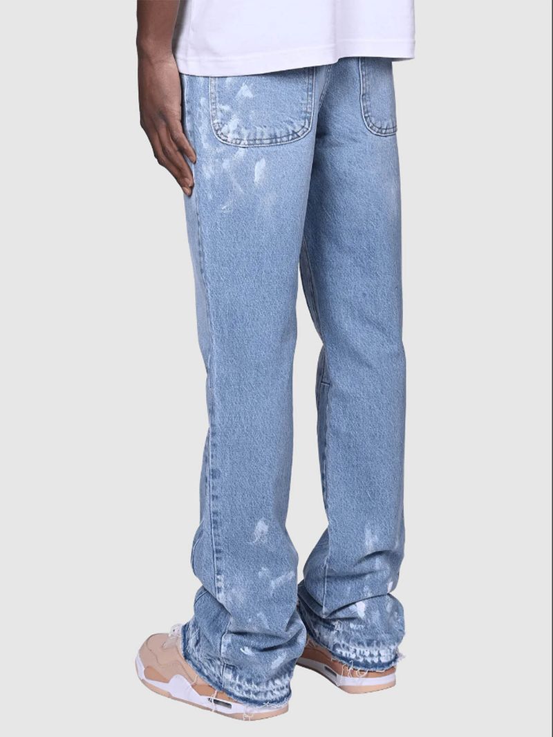 Nuovi jeans dritti da uomo, moda da strada, jeans elasticizzati e caldi_voghion.com