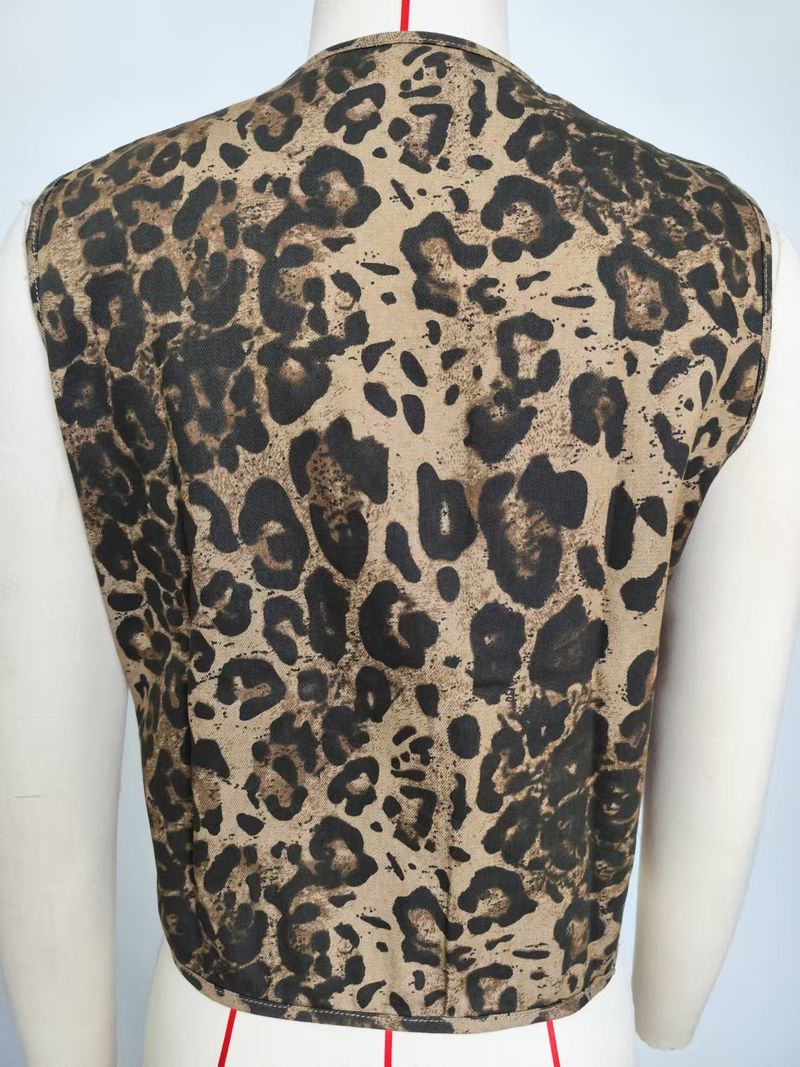 Lace-up Vest For Women; Versatile Top_voghion.com