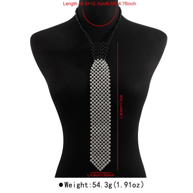 N12663 Neue Perle Handgemachte Kragen Zubehör Französisch Design Gefühl Elegante INS Stil Krawatte_voghion.com