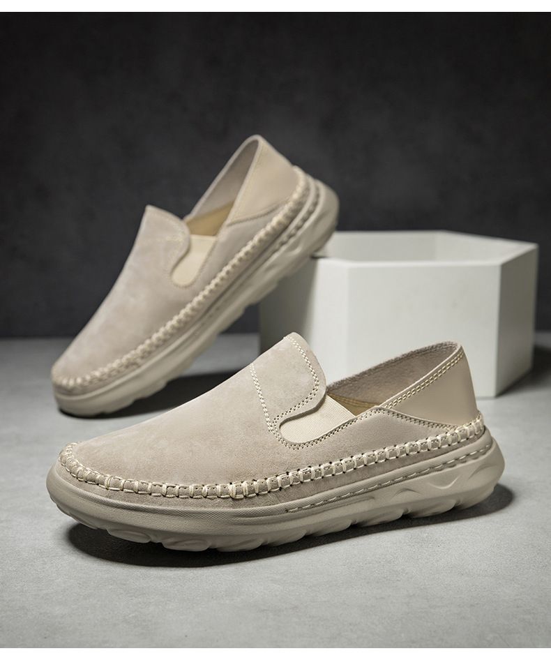 Erste Schicht Leder Herrenschuhe Low-Top Herren Freizeitschuhe Martin Schuhe Herrenschuhe Große Schuhe_voghion.com