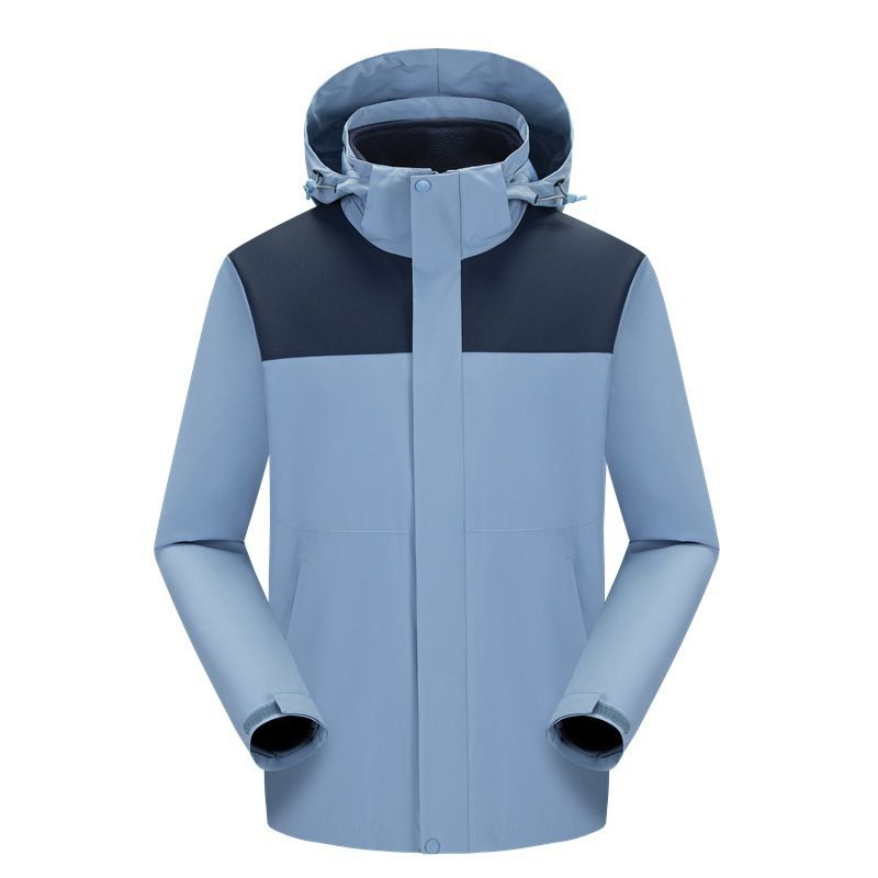 Nuova giacca 3 in 1 da esterno 2024 per uomo e donna, multicolore, abbinata per coppia, cappuccio staccabile, impermeabile_voghion.com