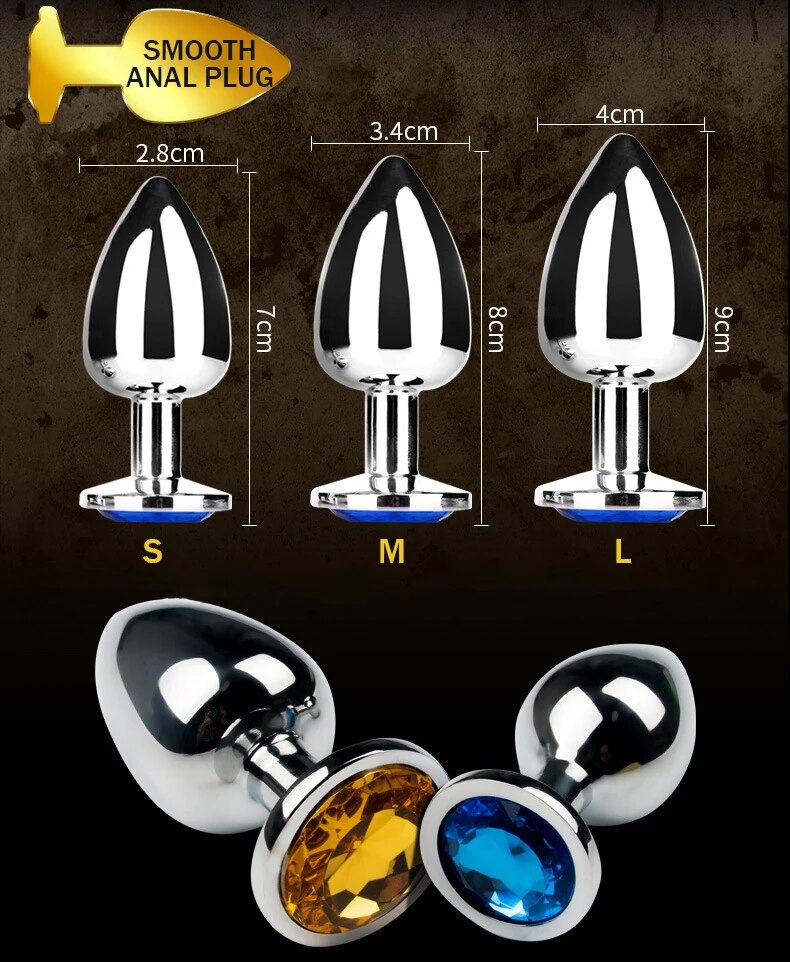 Sex Toy Butt Anale Toys Adults 18 Sexual Metal but Plug for Women Men Intimate Cork Buttplug Tapon Anal_voghion.com