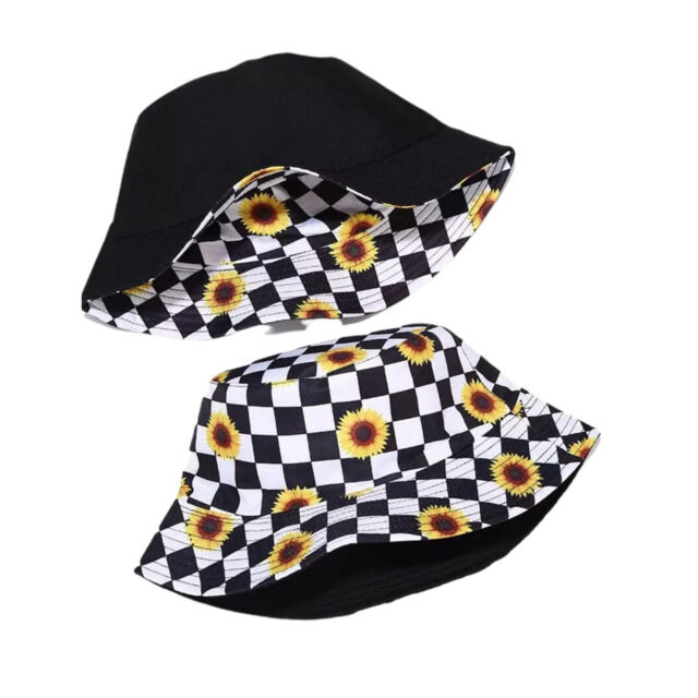 Bucket hat 100% cotton with reversible design bucket hats men bucket hats women_voghion.com