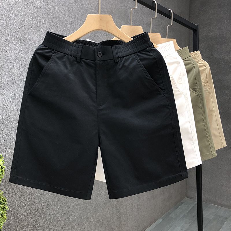 Herrenbekleidung Shorts Herren Sommer Fünf-Punkt-Hose Hose Trendy Sommer Casual Dünne 5-Punkt-Strandhose Mittellange Hose Trendy_voghion.com