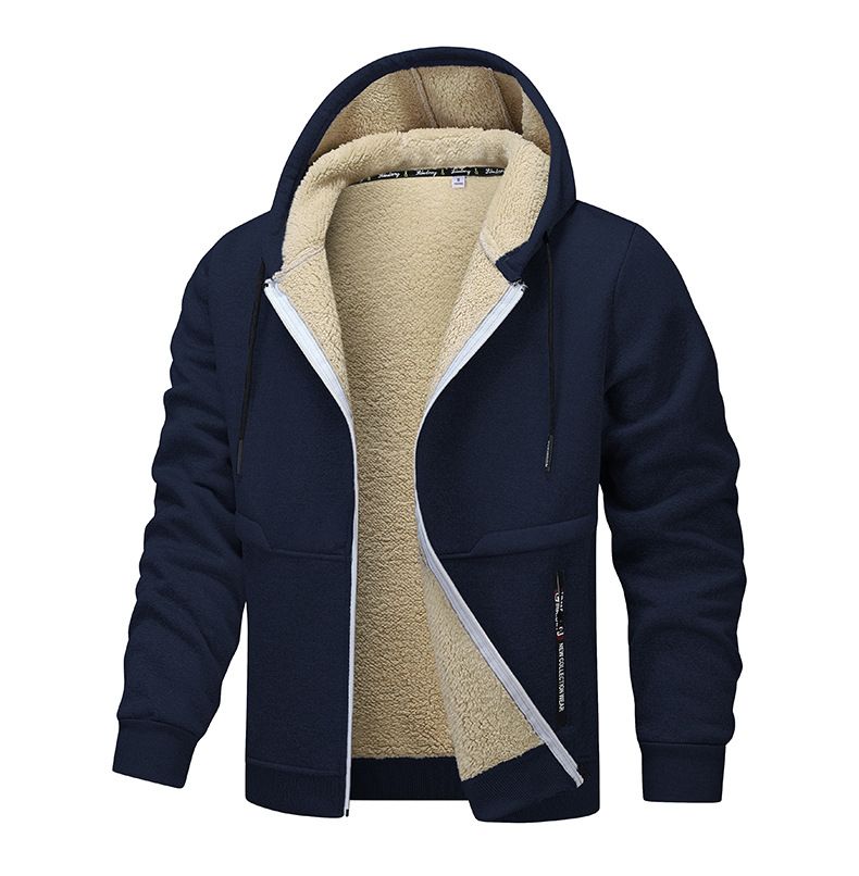 Heißer Verkauf Europäische Größe Herbst Winter Verdickt Lose Lamm Wolle Sweatshirt Bau Arbeit Jacke Für Männer_voghion.com