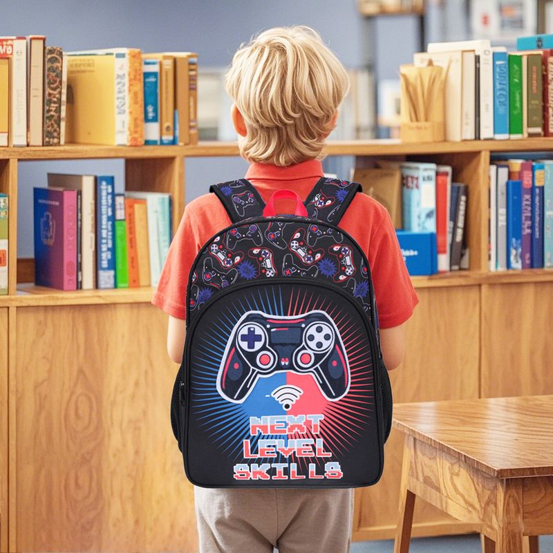 Kids Backpacks Football Three Piece Schoolbag Hot Sale Cute Elementary School Student Backpack Backpack_voghion.com