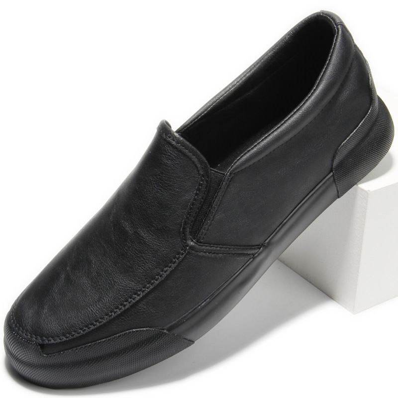 Geeignet für alle Jahreszeiten. Klassische Herrenschuhe für Frühling und Herbst. Neue atmungsaktive, lässige und vielseitige Slip-On-Trendschuhe aus modischem Leder für Herren_voghion.com