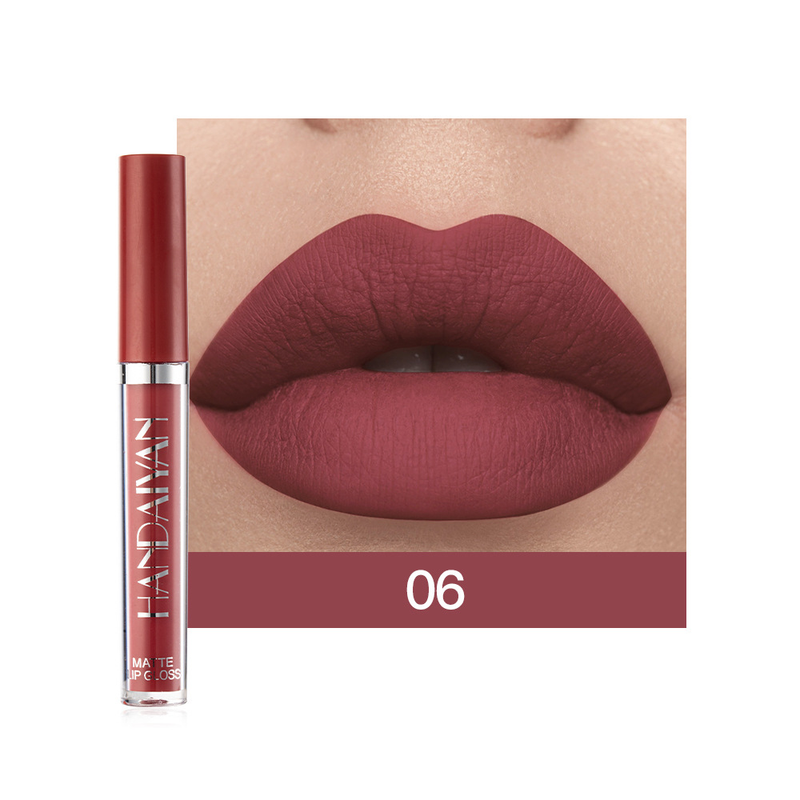 HANDAIYAN Han Daiyan Beauty Set di rossetti con tazza antiaderente impermeabile Confezione regalo con smalto per labbra opaco a 6 colori_voghion.com