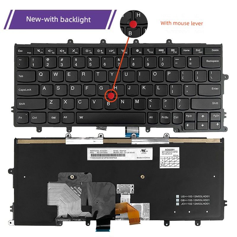 Gilt für Lenovo ThinkPad X230s X250 X240s X260/S X240 X270 A275 Tastatur_voghion.com
