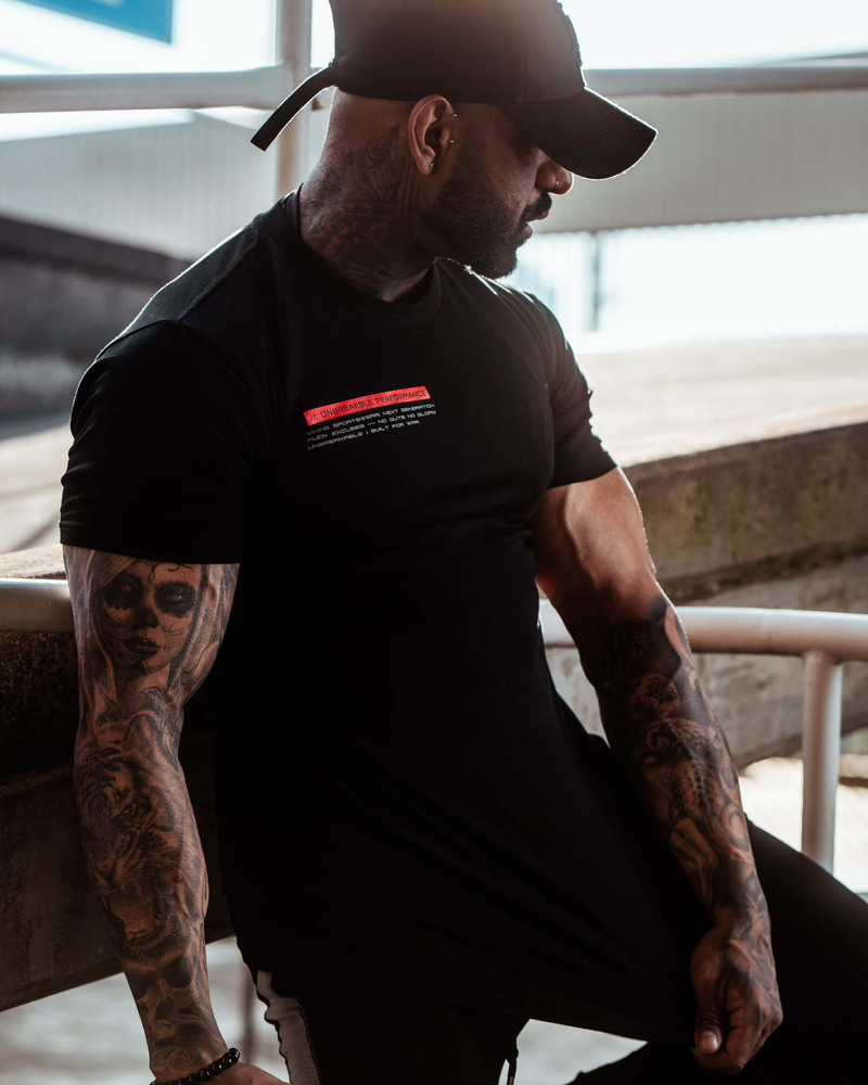 Muscle Spring/Summer Brothers Hombres Deportes Ocio Correr Gimnasio Entrenamiento Algodón Elástico Slim Fit Camiseta de manga corta_voghion.com